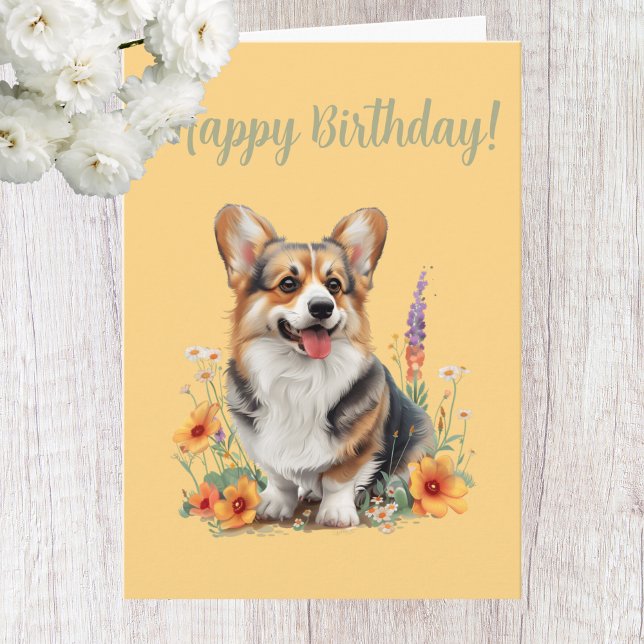 Carte d'Amoureux des chiens Cute Corgi (Créateur téléchargé)
