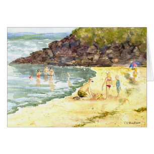 Carte "d'amusement de plage"