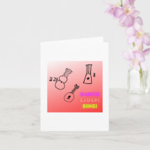 Dance Laugh Sing Ukuleles Blank