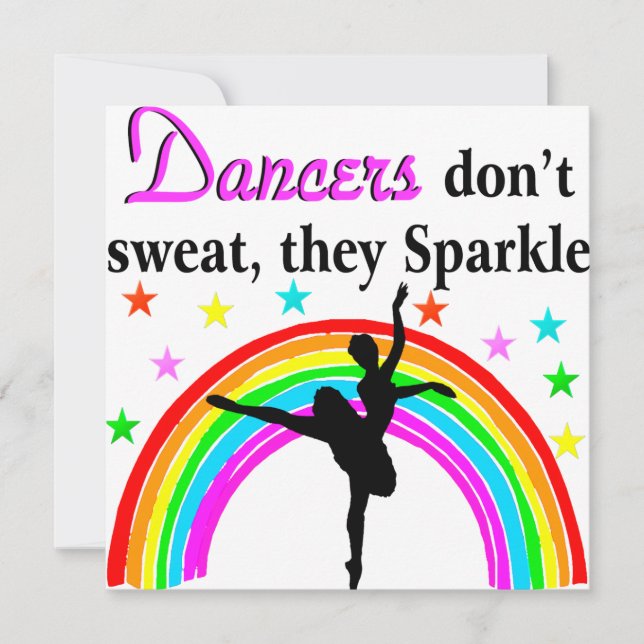 CARTE DANCER ÉLÉGANT (Devant)