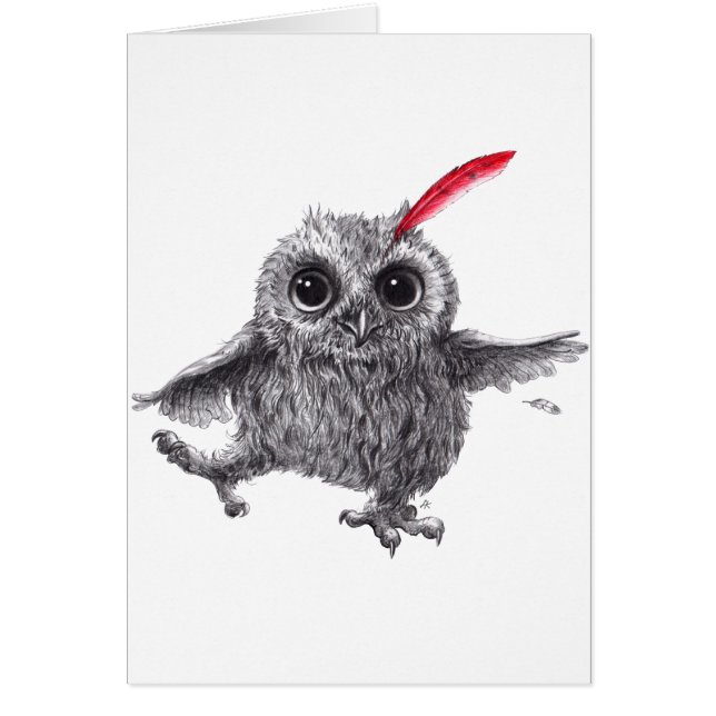 Carte Dancing Owl (Devant)