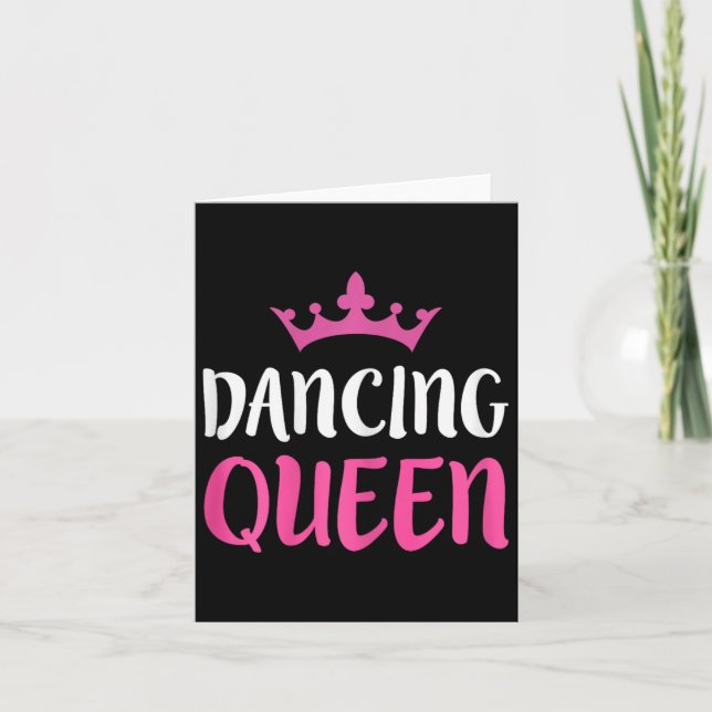 Carte Dancing Queen - Dance Lover Tee (Devant)