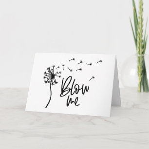 Carte Dandelion Flower Me Cadeau Pour Girfriend