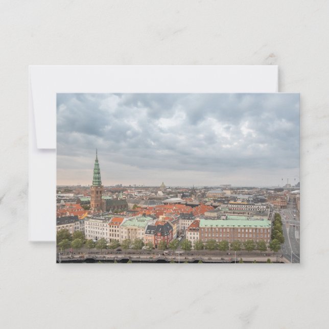 Carte Danemark Copenhague (Devant)