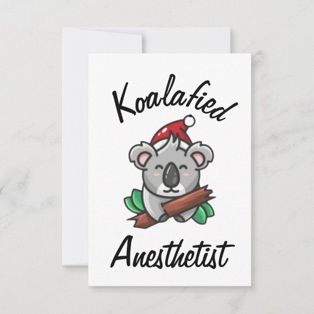 Carte d'anesthésiste koalifié (Devant)