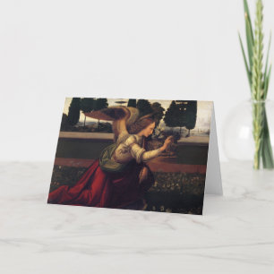 Carte d'ange d'annonce de la Renaissance