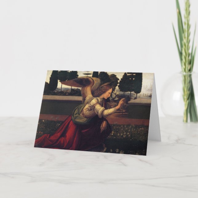 Carte d'ange d'annonce de la Renaissance (Devant)