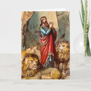 Carte Daniel in the lion`s den Greeting card 2