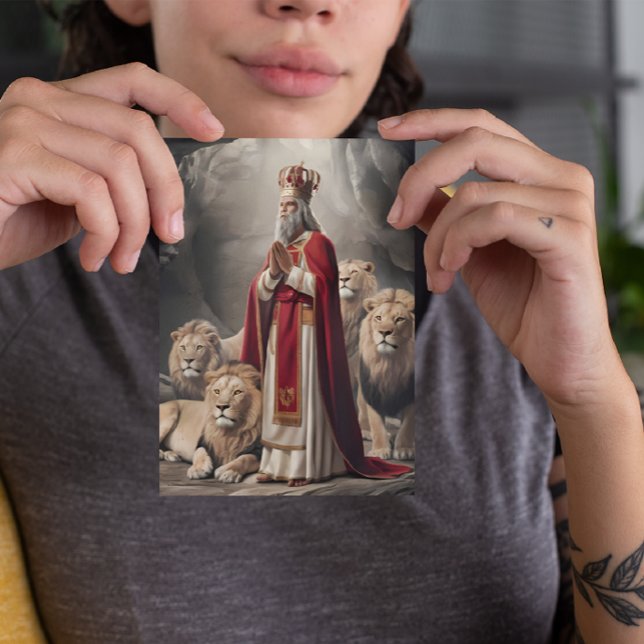 Carte Daniel in the lion`s den Greeting card 2 (Créateur téléchargé)