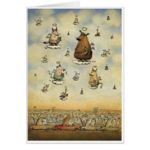 Carte d'animal tué sur une route