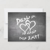 Danke für diese tolle Zeit auf einer Kreidetafel