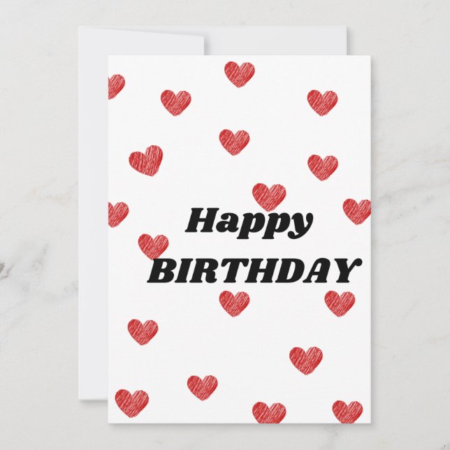 CARTE D'ANNIVERSAIRE (Devant)