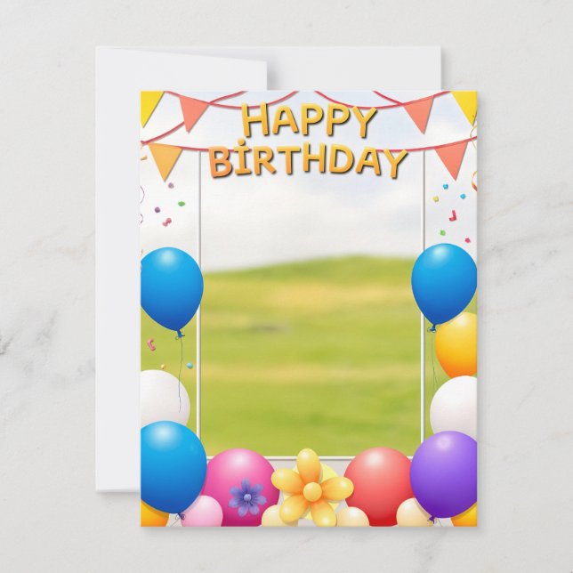 Carte d'anniversaire (Devant)