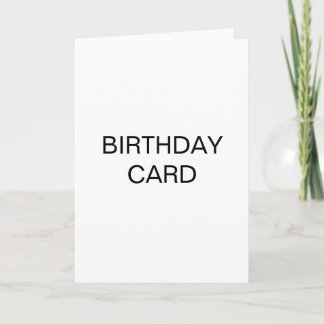 CARTE D'ANNIVERSAIRE