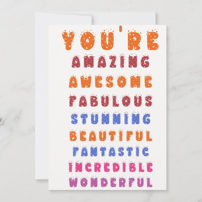 Carte d'anniversaire (Devant)