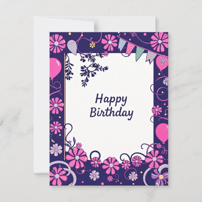 Carte d'anniversaire (Devant)