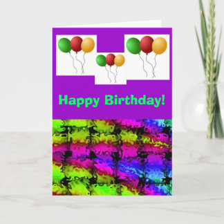 Carte d'anniversaire