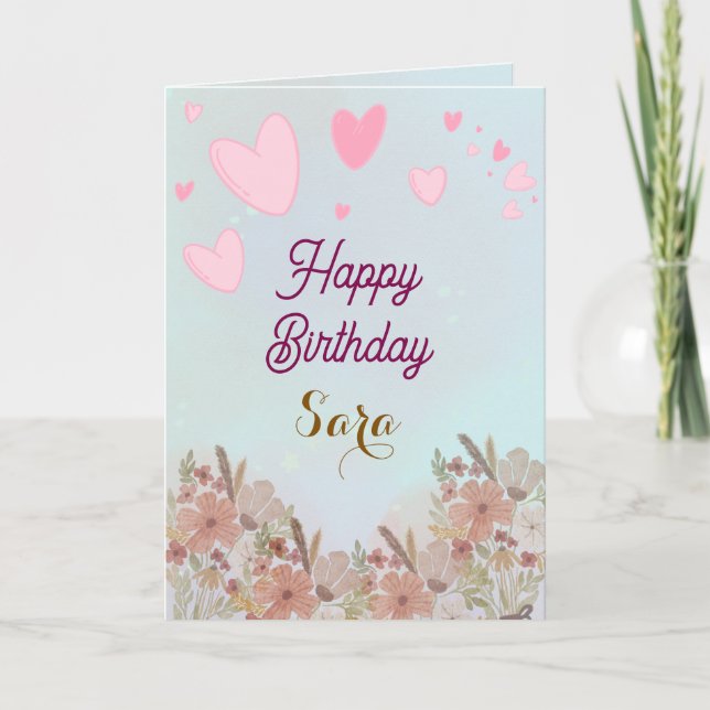 Carte d'anniversaire (Devant)