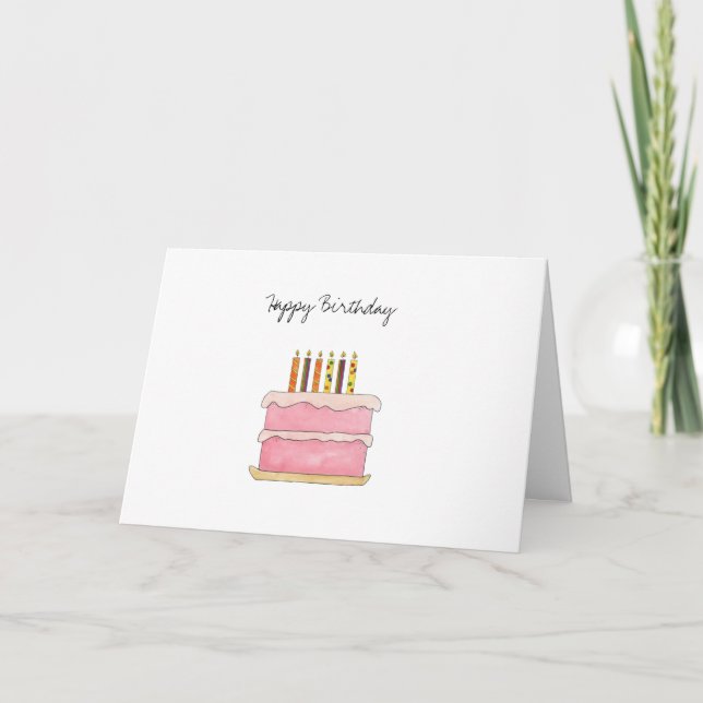 carte d'anniversaire (Devant)