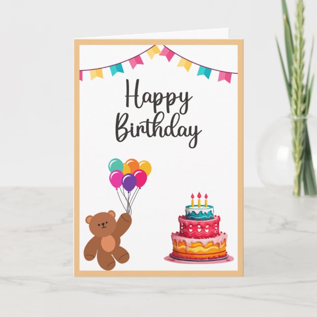 Carte d'anniversaire (Devant)