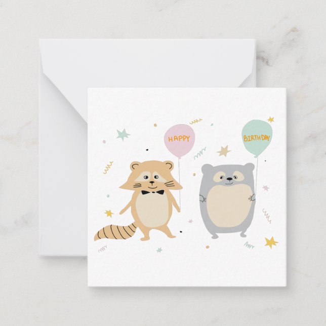 Carte d'anniversaire (Devant)