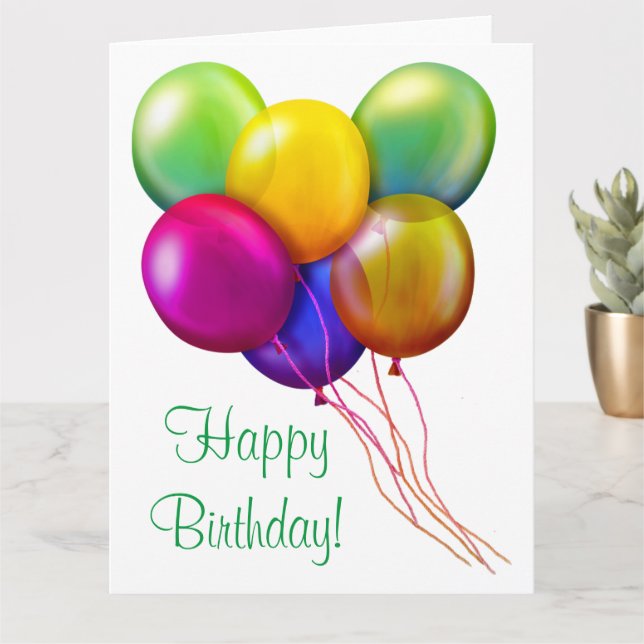 Carte d'anniversaire (Petite plante)