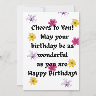 Carte d'anniversaire