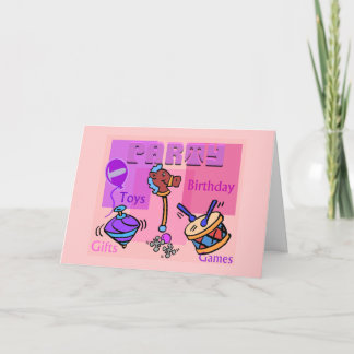 Carte d'anniversaire