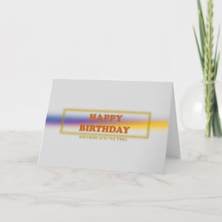 Carte d'anniversaire