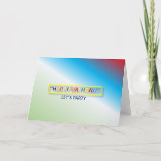 Carte d'anniversaire