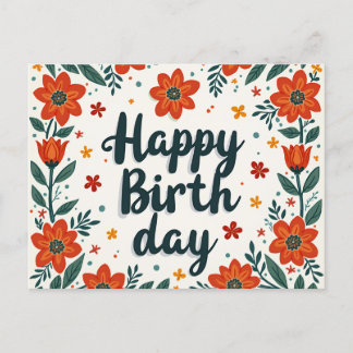 Carte d'anniversaire.