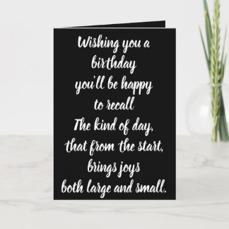 CARTE D'ANNIVERSAIRE