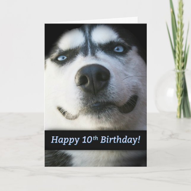 Carte d'anniversaire 10 ans joyeux, Cartes d'anniv (Devant)