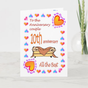 Carte d'anniversaire - 10e - pieds