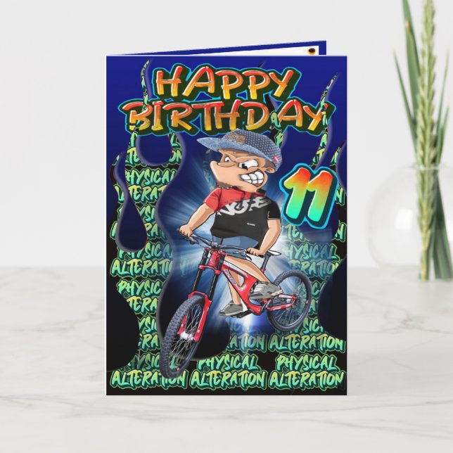 Carte d'anniversaire 11 (Devant)