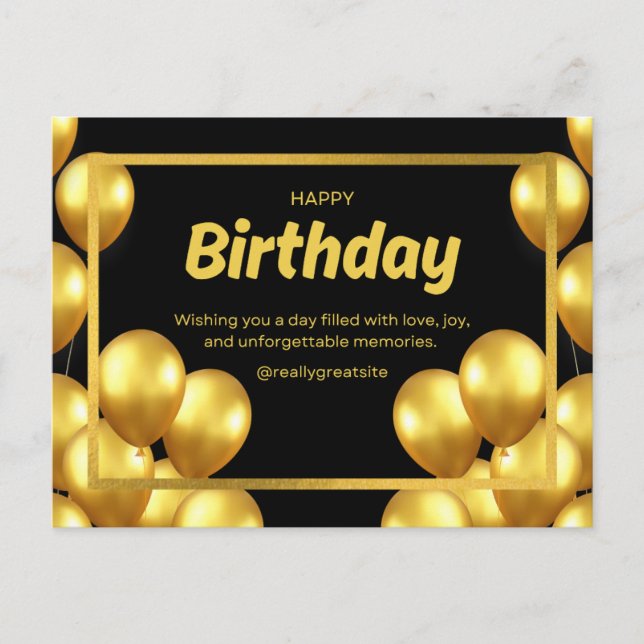 Carte d'anniversaire 2025 (Devant)