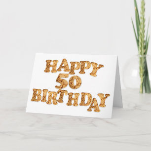 Carte d'anniversaire 50e pour un amoureux des cook