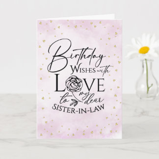 Carte d'anniversaire à l'aquarelle minimaliste pou