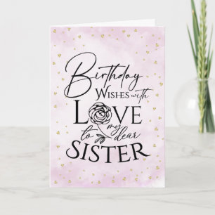 Carte d'anniversaire à l'aquarelle minimaliste pou