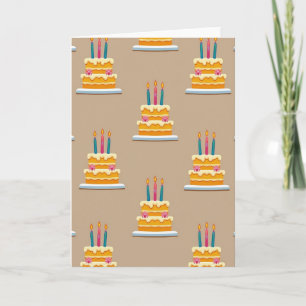 Carte d'anniversaire à motif doux