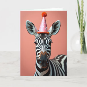 Carte d'anniversaire à motif fantaisiste