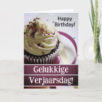Carte d'anniversaire Afrikaans : gelukkige verjaar