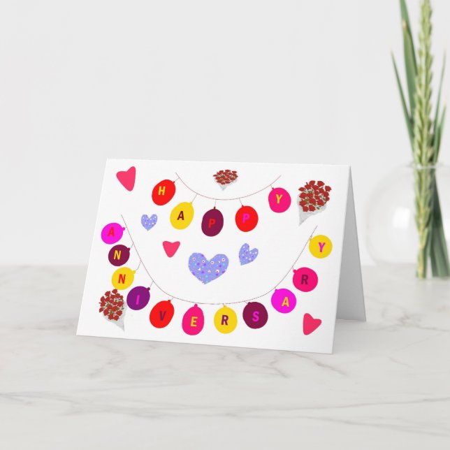 Carte d'anniversaire ajouter des années et message (Devant)