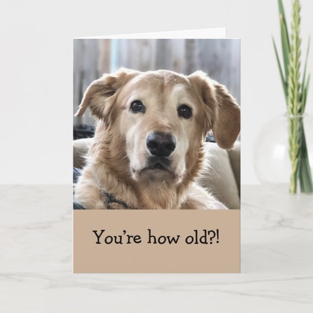 Carte d'anniversaire amusante (Devant)