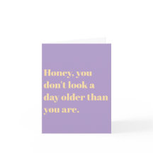 Carte d'anniversaire amusante