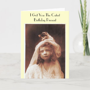 Carte d'anniversaire amusante