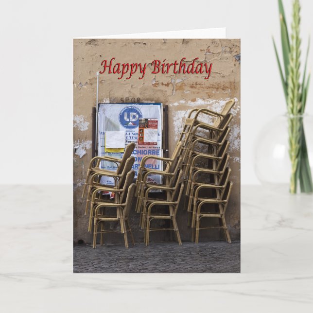 Carte d'anniversaire amusante (Devant)