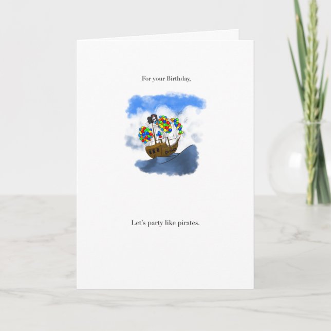 Carte d'anniversaire amusante (Devant)