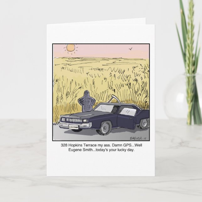 Carte d'anniversaire amusante (Devant)