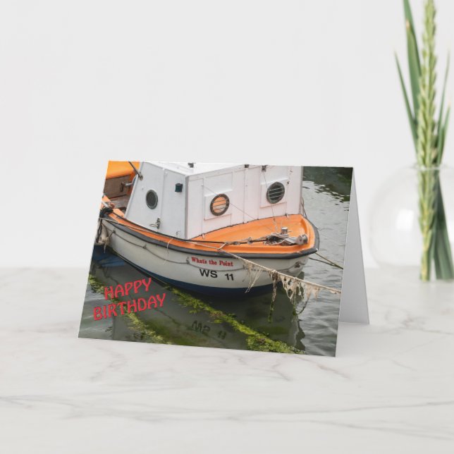 Carte d'anniversaire amusante (Devant)